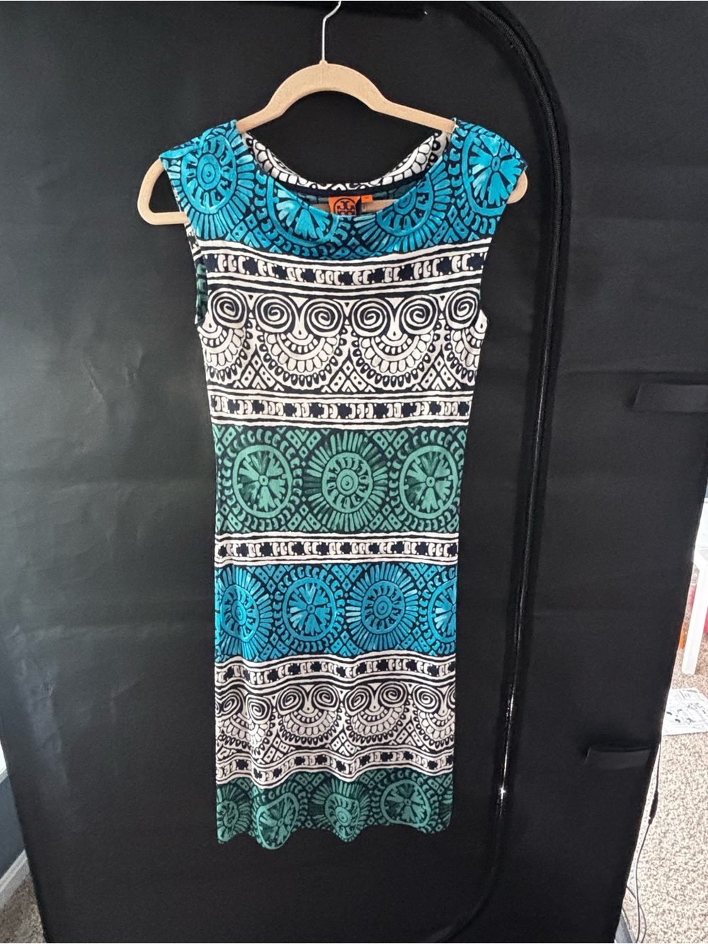 Tory Burch 100% Silk Pattern Boho Dress - Picture 2 of 10
